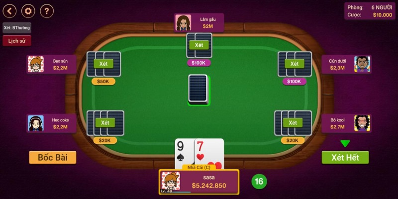 Luật tính điểm bài trong trò chơi blackjack online